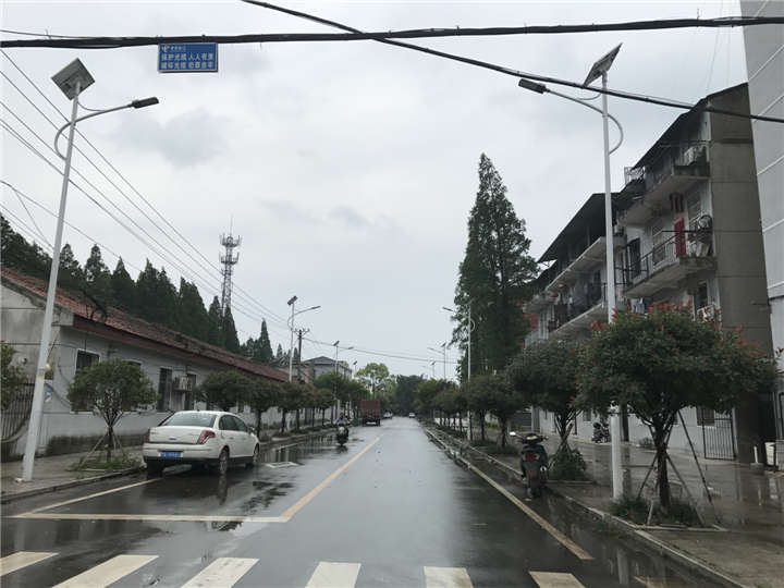 湖北孝感朱湖農場鋰電池太陽能路燈