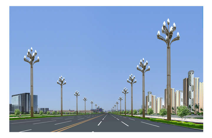 重慶黔江道路延伸工程-玉蘭燈