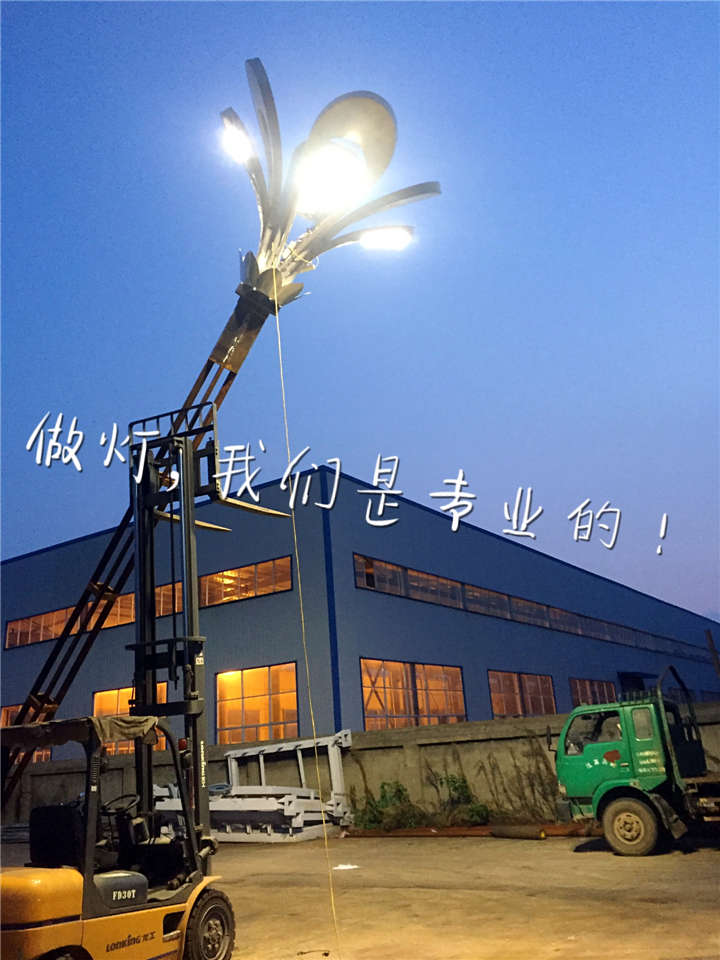 黑龍江二道河農場LED景觀燈亮化工程
