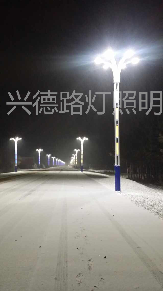實(shí)地安裝完畢亮燈效果圖片